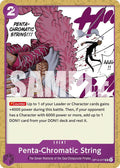 Penta-Chromatic String OP14-077 – The Azure Sea's Seven | One Piece TCG
