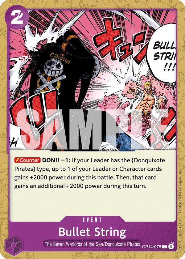 Bullet String OP14-078 – The Azure Sea's Seven | One Piece TCG