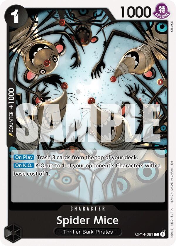 Spider Mice OP14-081 – The Azure Sea's Seven | One Piece TCG