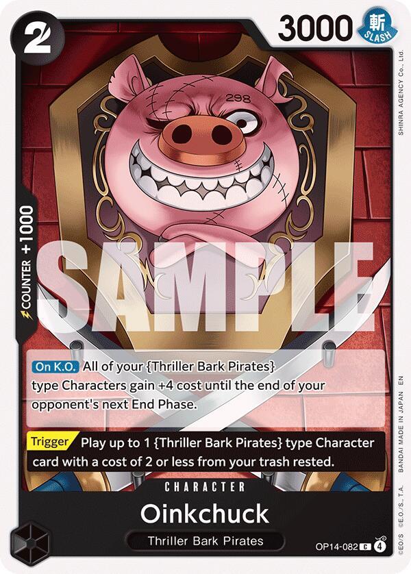 Oinkchuck OP14-082 – The Azure Sea's Seven | One Piece TCG