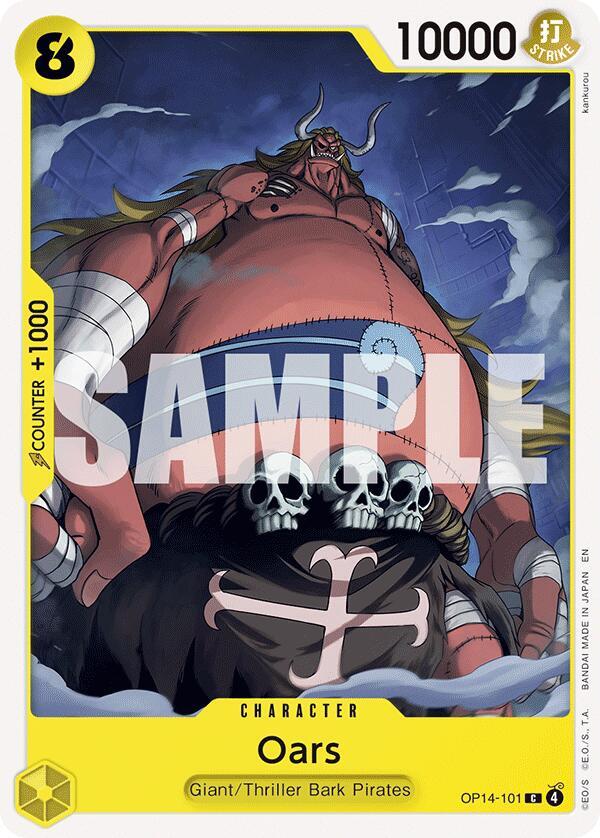 Oars OP14-101 – The Azure Sea's Seven | One Piece TCG