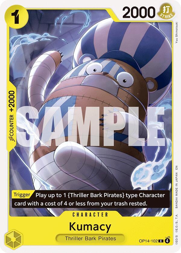 Kumacy OP14-102 – The Azure Sea's Seven | One Piece TCG