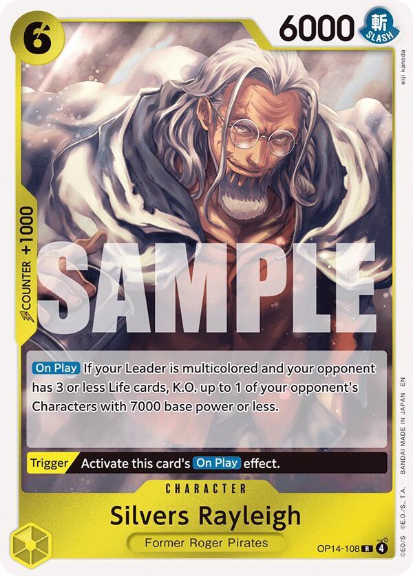 Silvers Rayleigh OP14-108 – The Azure Sea's Seven | One Piece TCG