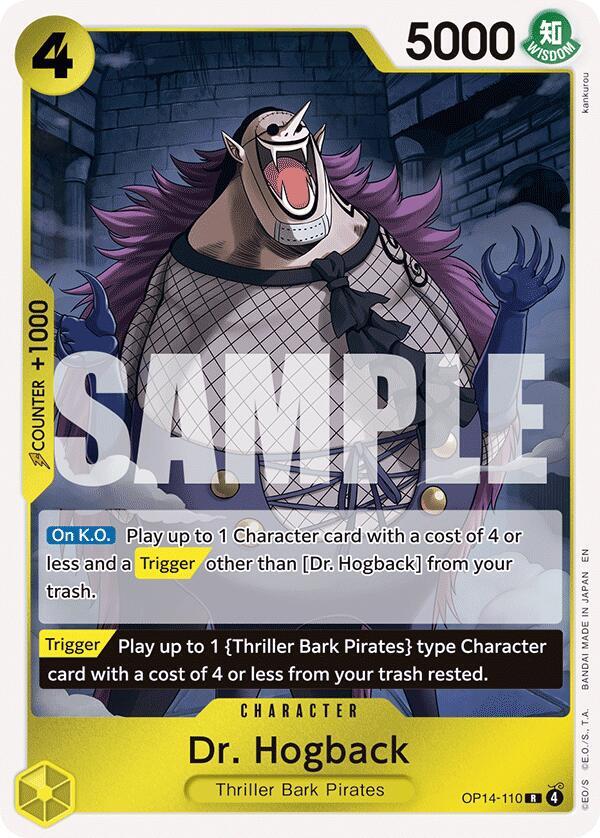 Dr. Hogback OP14-110 – The Azure Sea's Seven | One Piece TCG