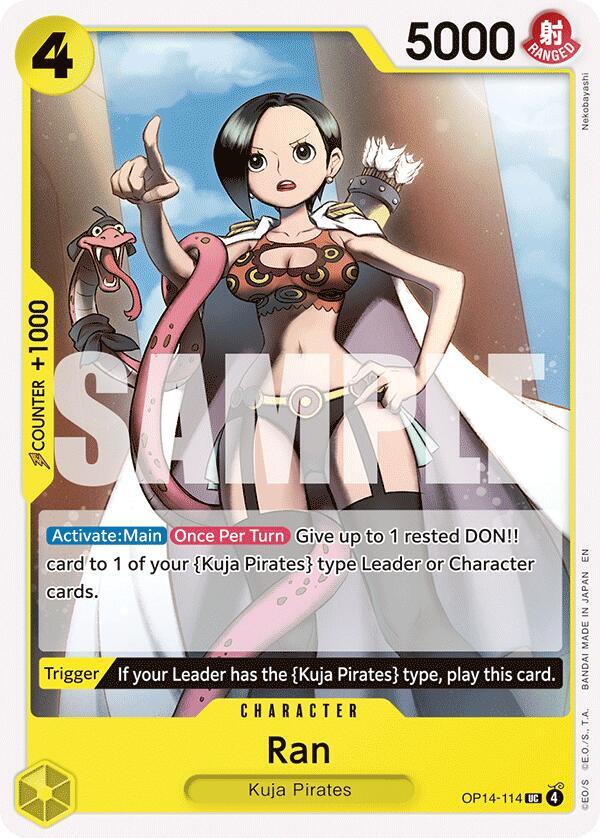 Ran OP14-114 – The Azure Sea's Seven | One Piece TCG