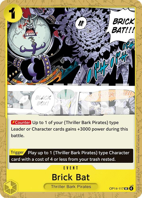 Brick Bat OP14-117 – The Azure Sea's Seven | One Piece TCG