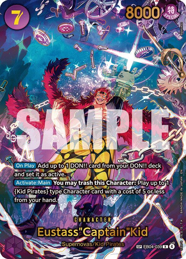 Eustass"Captain"Kid SP EB04-039 – The Azure Sea's Seven | One Piece TCG