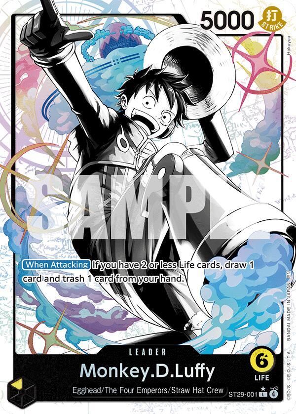 Monkey D. Luffy Alternate Art ST29-001 – Starter Deck 29: Egghead | One Piece TCG