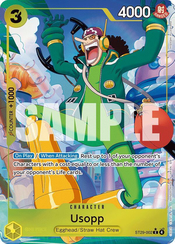 Usopp Full Art ST29-002 – Starter Deck 29: Egghead | One Piece TCG