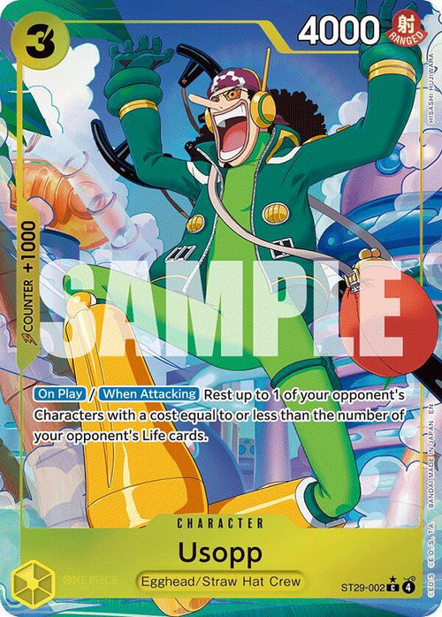 Usopp Full Art ST29-002 – Starter Deck 29: Egghead | One Piece TCG