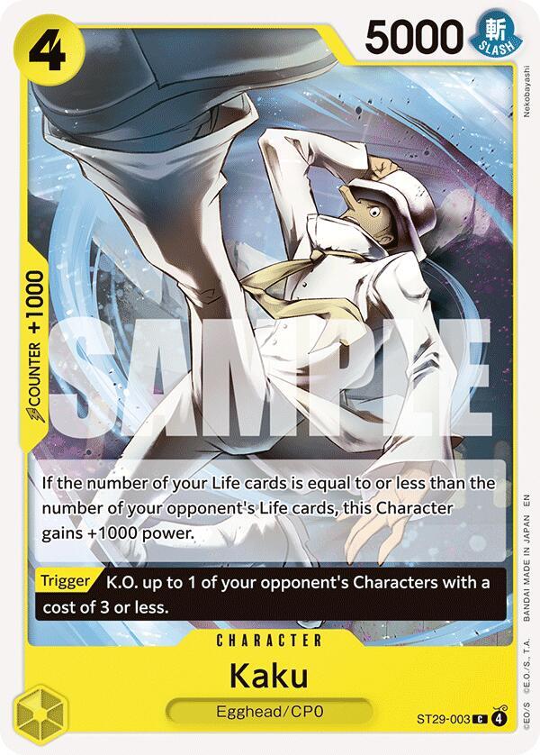 Kaku ST29-003 – Starter Deck 29: Egghead | One Piece TCG