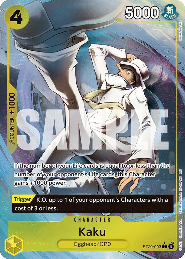 Kaku Full Art ST29-003 – Starter Deck 29: Egghead | One Piece TCG
