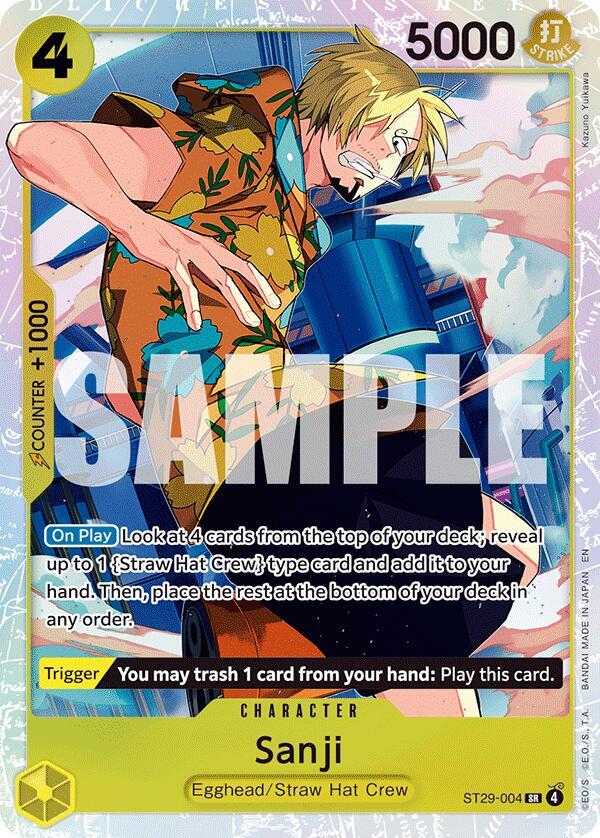 Sanji ST29-004 – Starter Deck 29: Egghead | One Piece TCG