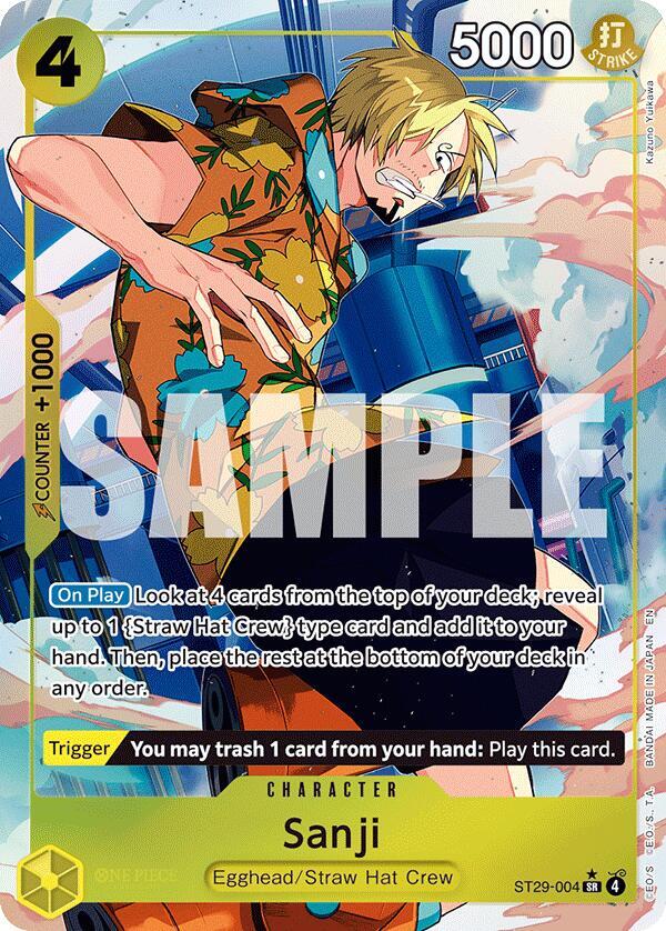 Sanji Full Art ST29-004 – Starter Deck 29: Egghead | One Piece TCG