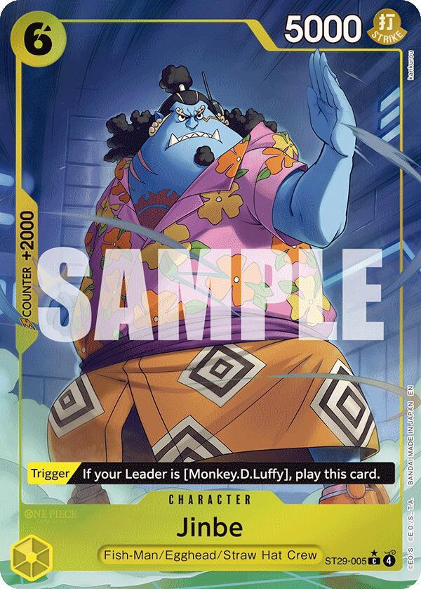 Jinbe Full Art ST29-005 – Starter Deck 29: Egghead | One Piece TCG