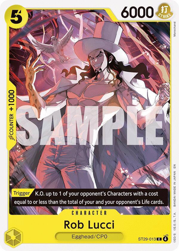 Rob Lucci ST29-013 – Starter Deck 29: Egghead | One Piece TCG