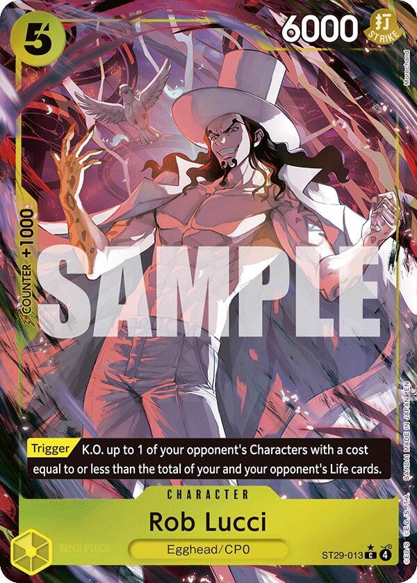 Rob Lucci Full Art ST29-013 – Starter Deck 29: Egghead | One Piece TCG