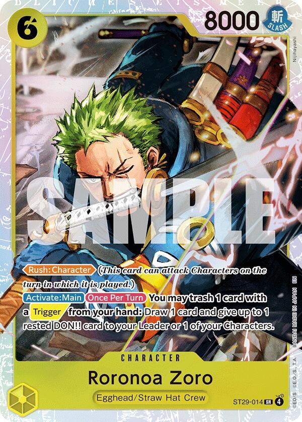 Roronoa Zoro ST29-014 – Starter Deck 29: Egghead | One Piece TCG