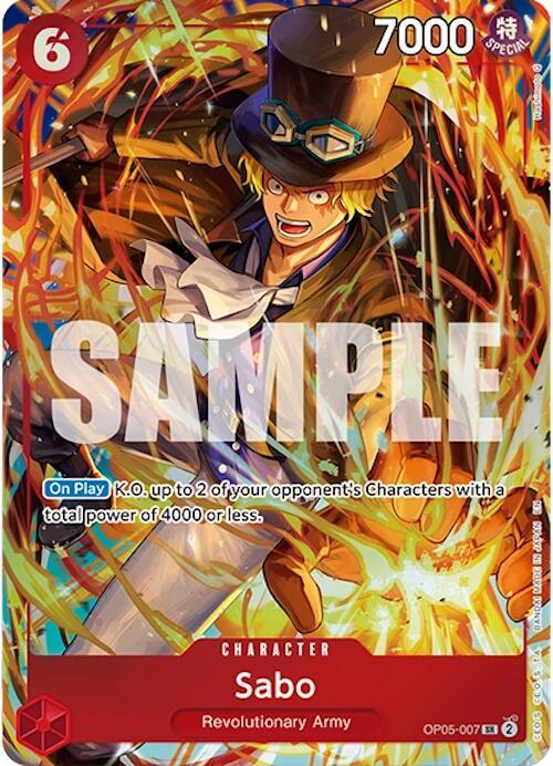 Sabo Illustration Box Vol.5 OP05-007 | One Piece TCG