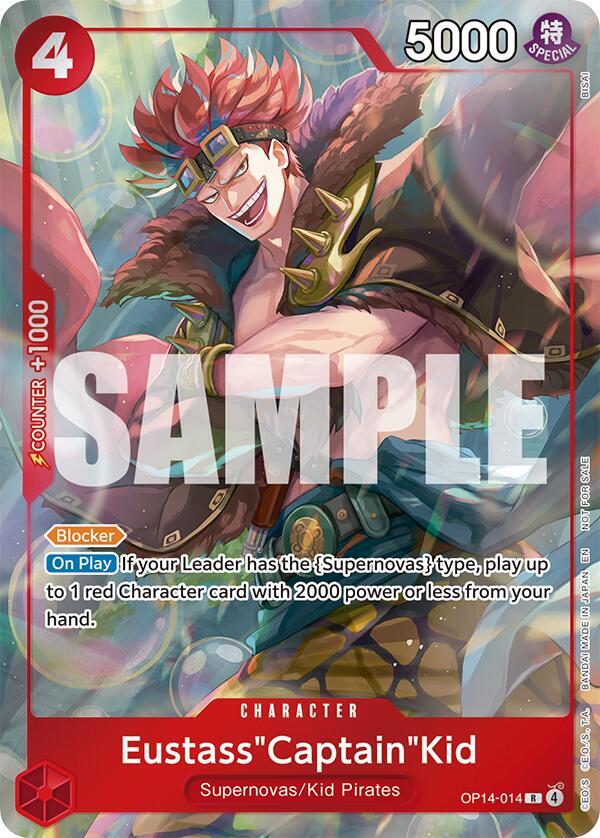 Eustass"Captain"Kid OP14-014 – The Azure Sea's Seven | One Piece TCG