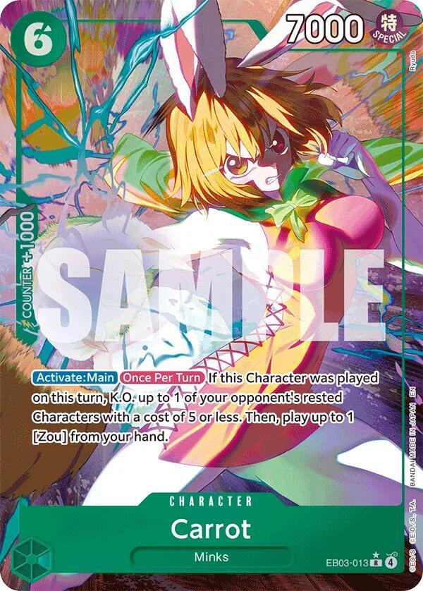 Carrot Alternate Art EB03-013 – One Piece Heroines Edition | One Piece TCG