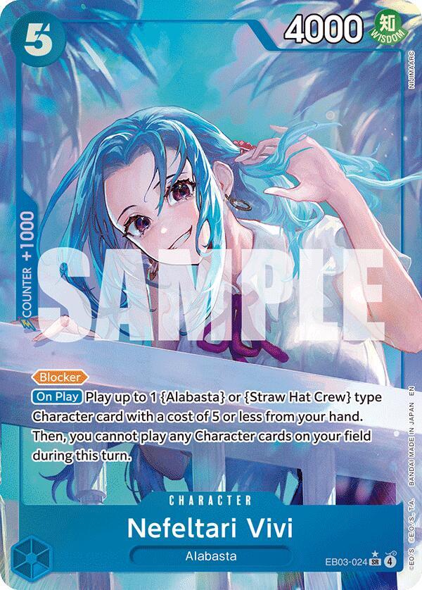 Nefeltari Vivi Alternate Art EB03-024 – One Piece Heroines Edition | One Piece TCG