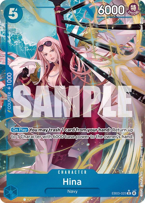 Hina Alternate Art EB03-025 – One Piece Heroines Edition | One Piece TCG
