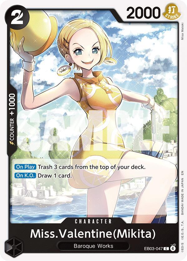 Miss.Valentine(Mikita) EB03-047 – One Piece Heroines Edition | One Piece TCG