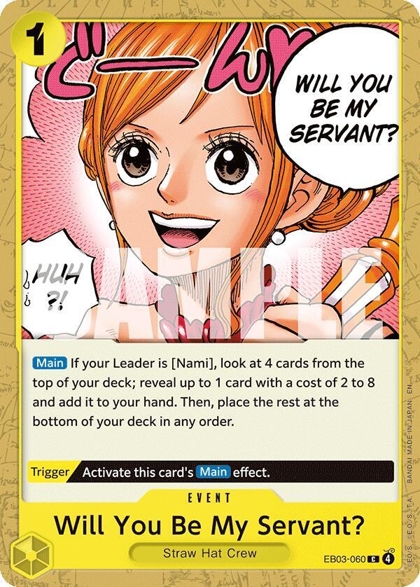 Will You Be My Servant? EB03-060 – One Piece Heroines Edition | One Piece TCG