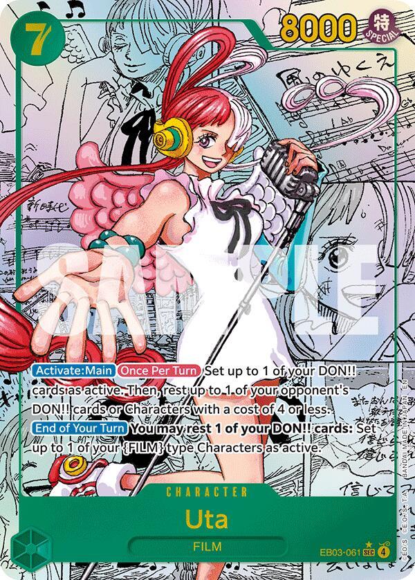 Uta Manga Rare EB03-061 – One Piece Heroines Edition | One Piece TCG