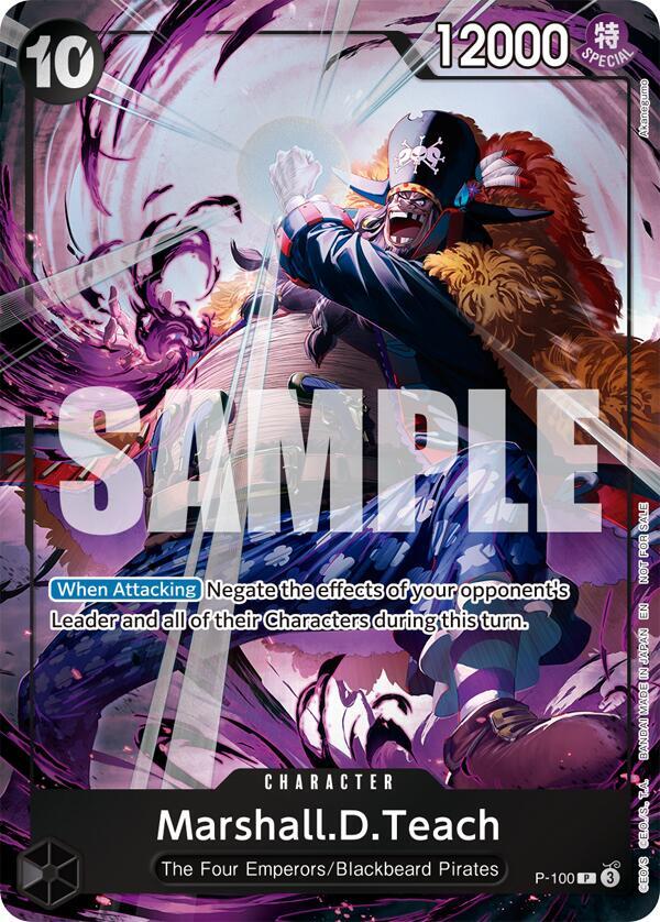 Marshall.D.Teach Event Pack Vol. 8 March P-100 | One Piece TCG