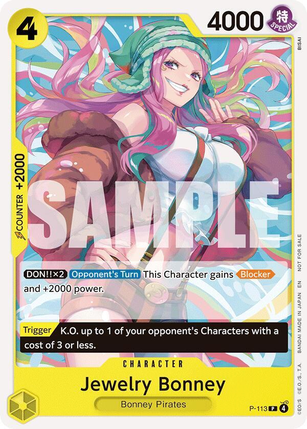 Jewelry Bonney Heroines Battle Pack P-113 | One Piece TCG