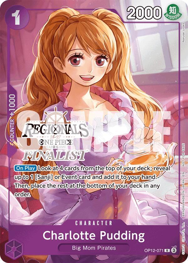 Charlotte Pudding Regionals Finalist Card Set 26-27 2026-2027 OP12-071 | One Piece TCG