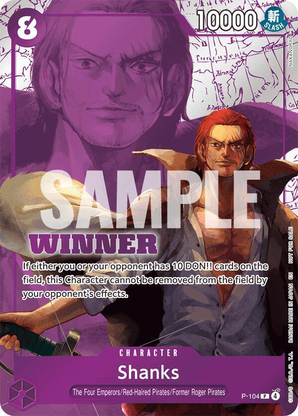 Shanks Winner Pack 2026 Vol. 2 P-104 | One Piece TCG