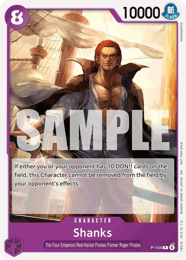 Shanks Tournament Pack 2026 Vol. 2 P-104 | One Piece TCG