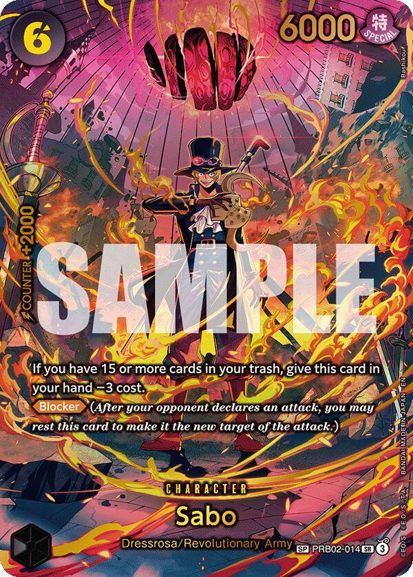 Sabo SP PRB02-014 – Adventure on Kami's Island | One Piece TCG