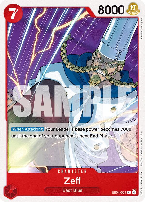 Zeff EB04-004 – Adventure on Kami's Island | One Piece TCG