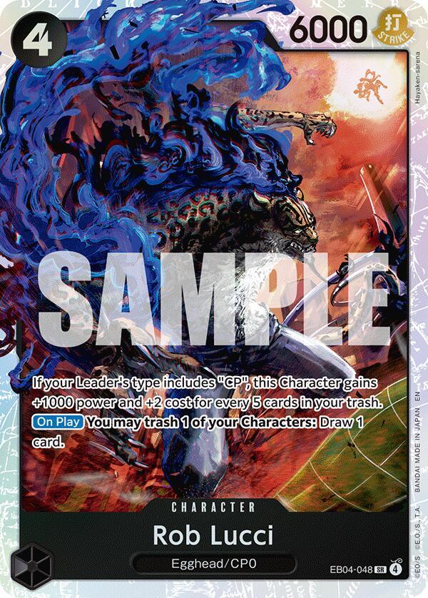 Rob Lucci EB04-048 – Adventure on Kami's Island | One Piece TCG