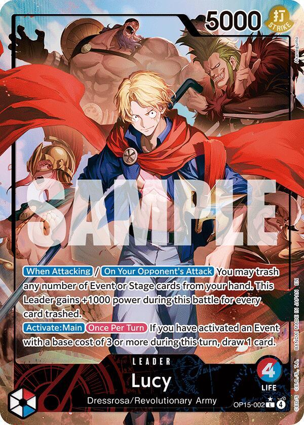 Lucy Alternate Art OP15-002 – Adventure on Kami's Island | One Piece TCG