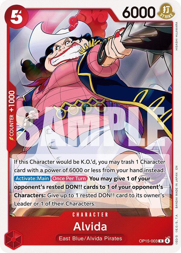 Alvida OP15-003 – Adventure on Kami's Island | One Piece TCG