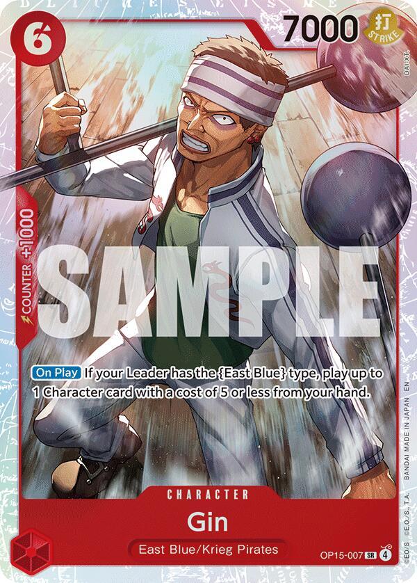 Gin OP15-007 – Adventure on Kami's Island | One Piece TCG