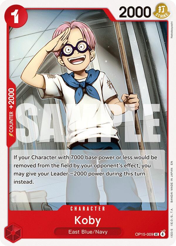 Koby OP15-009 – Adventure on Kami's Island | One Piece TCG