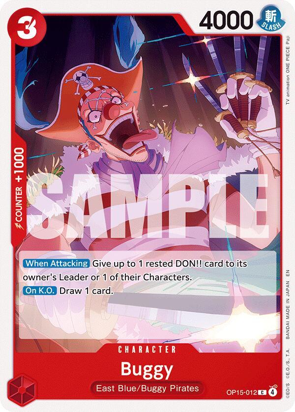 Buggy OP15-012 – Adventure on Kami's Island | One Piece TCG