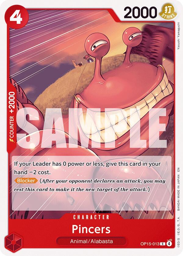 Pincers OP15-013 – Adventure on Kami's Island | One Piece TCG