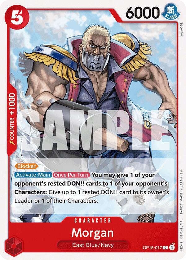 Morgan OP15-017 – Adventure on Kami's Island | One Piece TCG