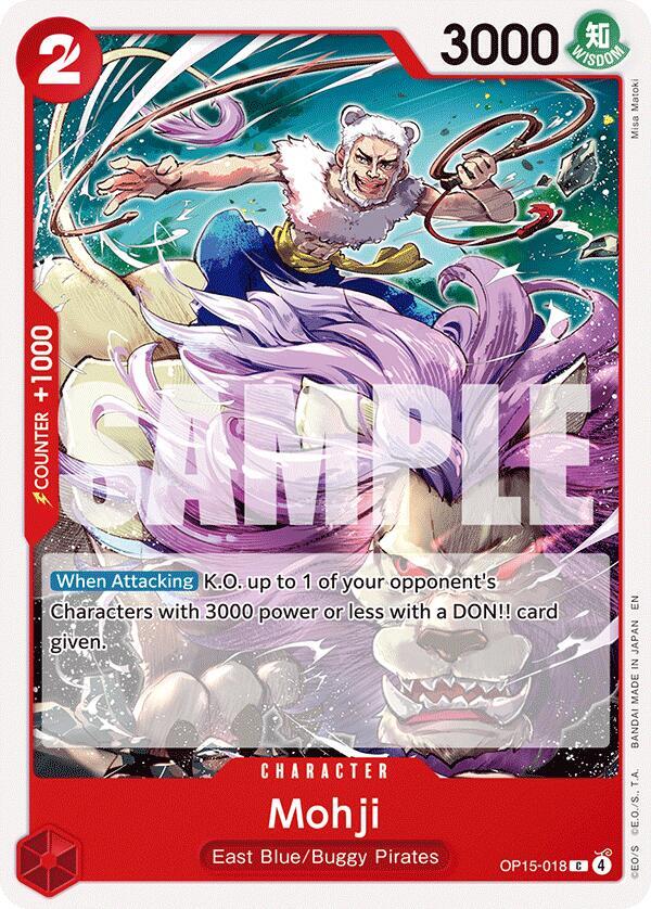 Mohji OP15-018 – Adventure on Kami's Island | One Piece TCG