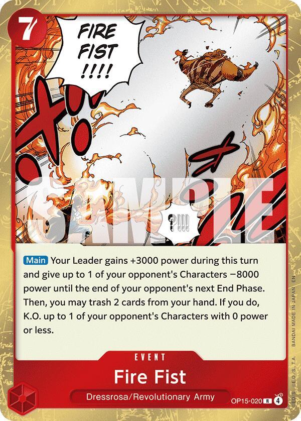 Fire Fist OP15-020 – Adventure on Kami's Island | One Piece TCG
