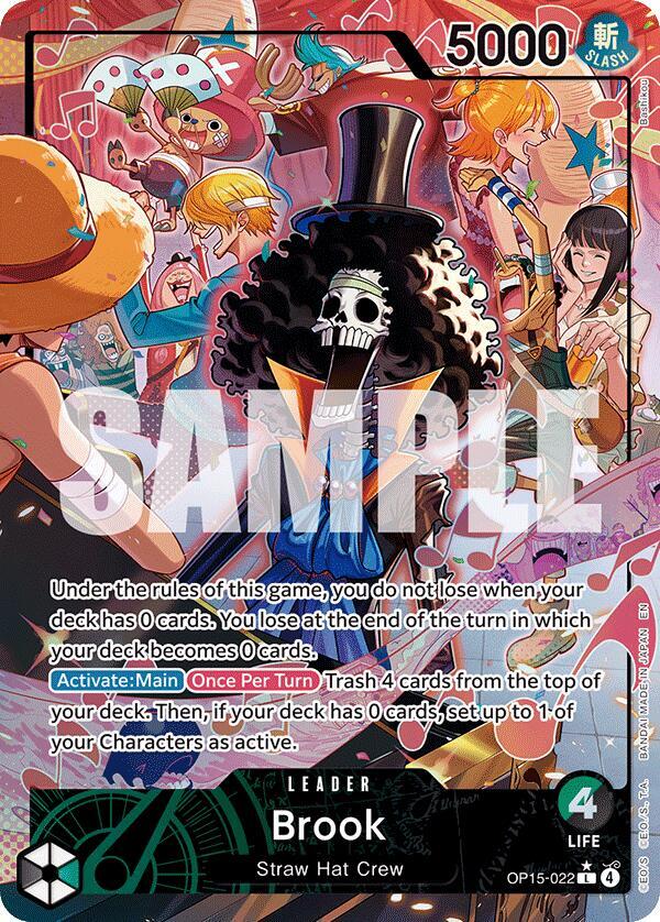 Brook Alternate Art OP15-022 – Adventure on Kami's Island | One Piece TCG