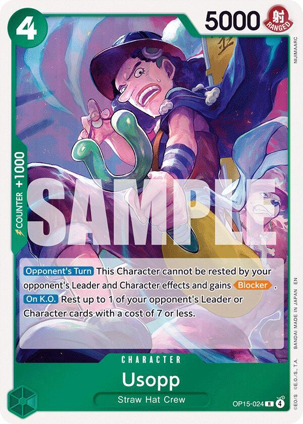 Usopp OP15-024 – Adventure on Kami's Island | One Piece TCG