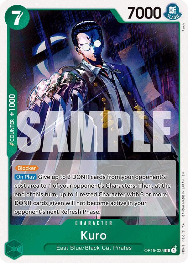 Kuro OP15-025 – Adventure on Kami's Island | One Piece TCG